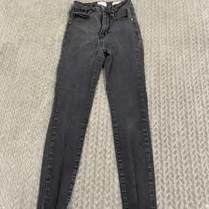 Black, high waisted, Cotton On jeans